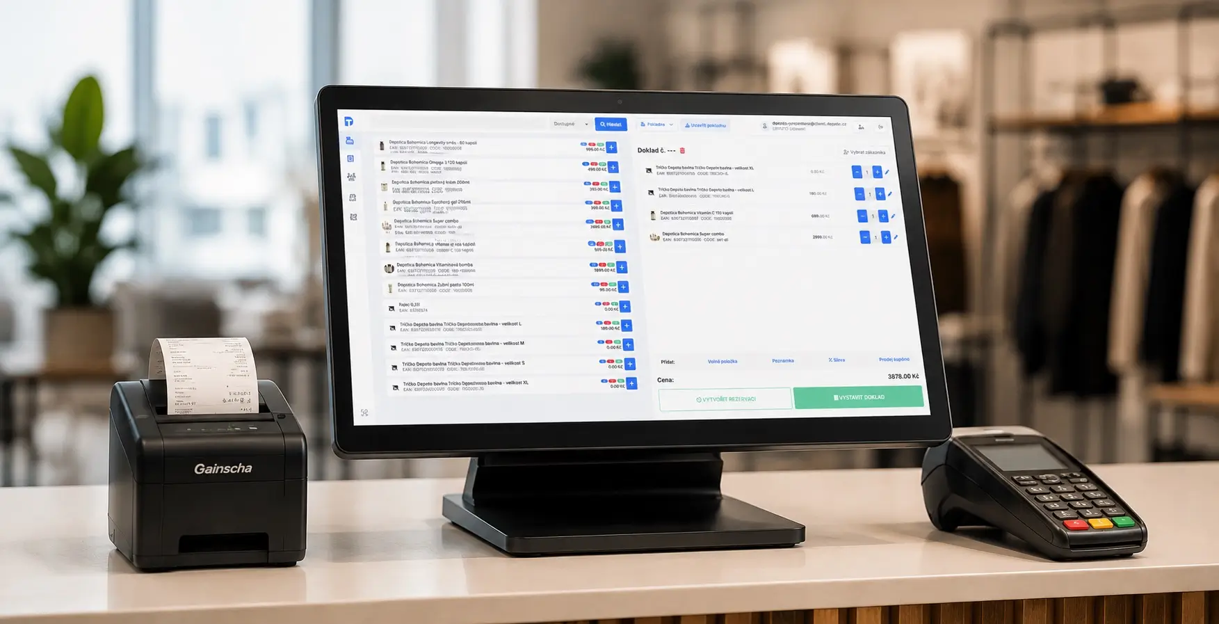 Pokladní systém pro kamenné prodejny i e-shopy