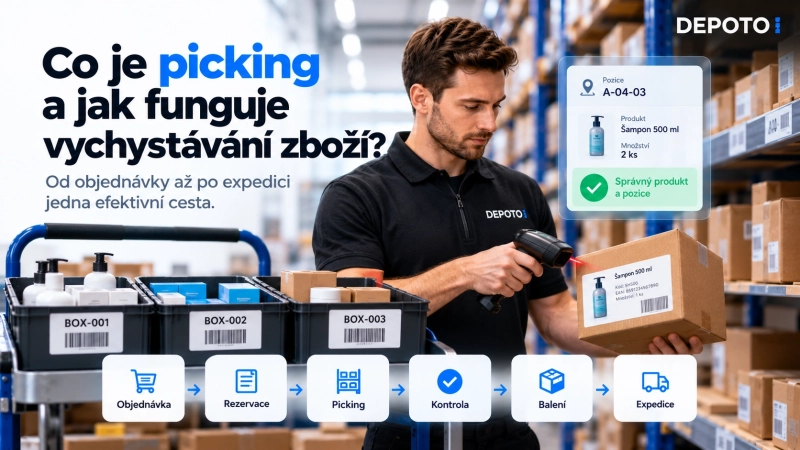 Co je picking a jak funguje vychystávání zboží?