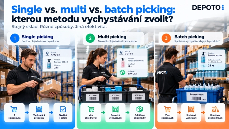 Jaké jsou způsoby pickingu?