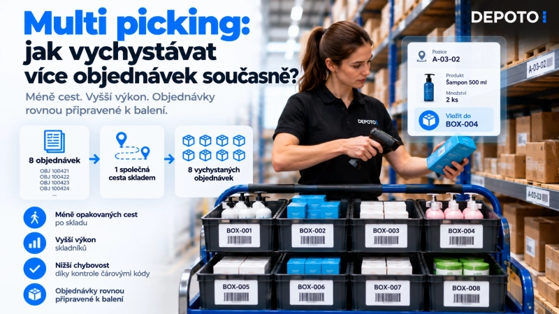 Multi picking: jak vychystávat více objednávek současně?